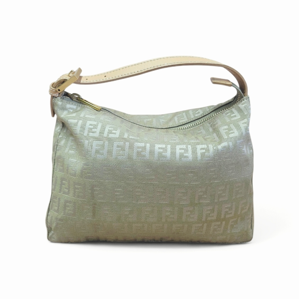 Vintage FENDI  Zucchino Jacquard Mini Pouch Bag